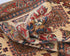 12 Feet Beige Kazak Afghan Hand Knotted Wool Runner Rug